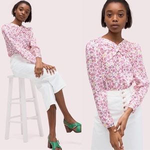Kate Spade Devore Long Sleeve Top XS